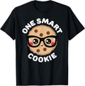 100% Cotton One Smart Cookie Cute Kawaii Style Pun Chocolate Chip T-Shirt Hoodie, Sweatshirt | CiraTrend.com