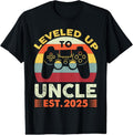 100% Cotton Promoted to Uncle 2025 Funny Leveling Up to Uncle 2025 Gamer T-Shirt Hoodie, Sweatshirt | CiraTrend.com