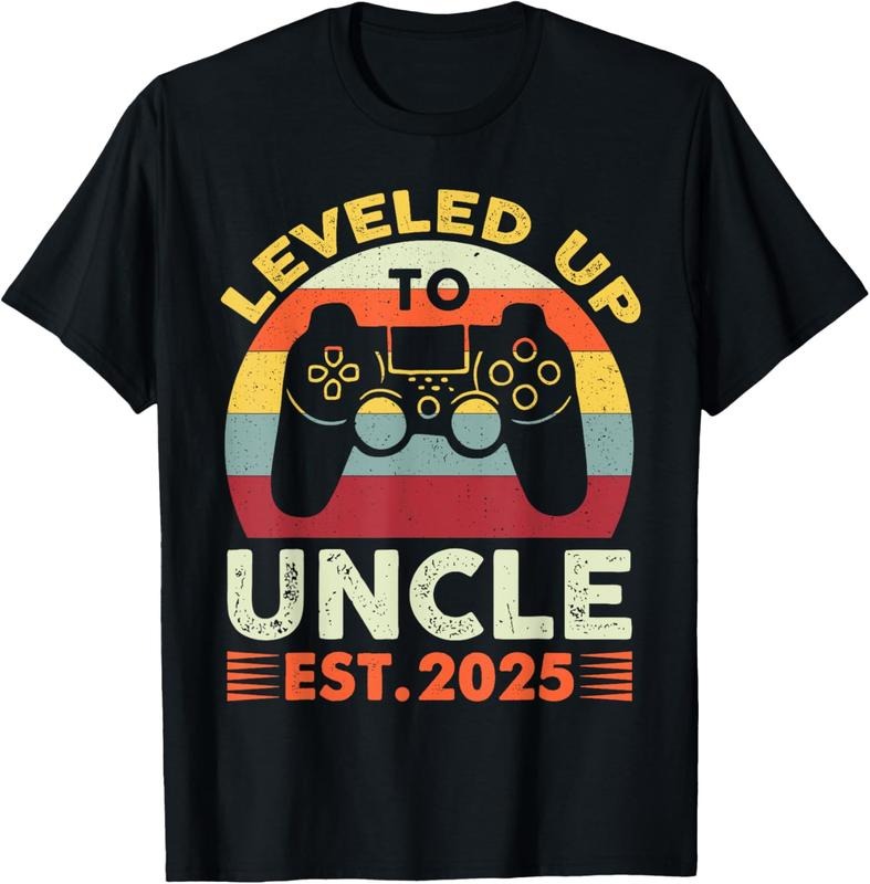 100% Cotton Promoted to Uncle 2025 Funny Leveling Up to Uncle 2025 Gamer T-Shirt Hoodie, Sweatshirt | CiraTrend.com