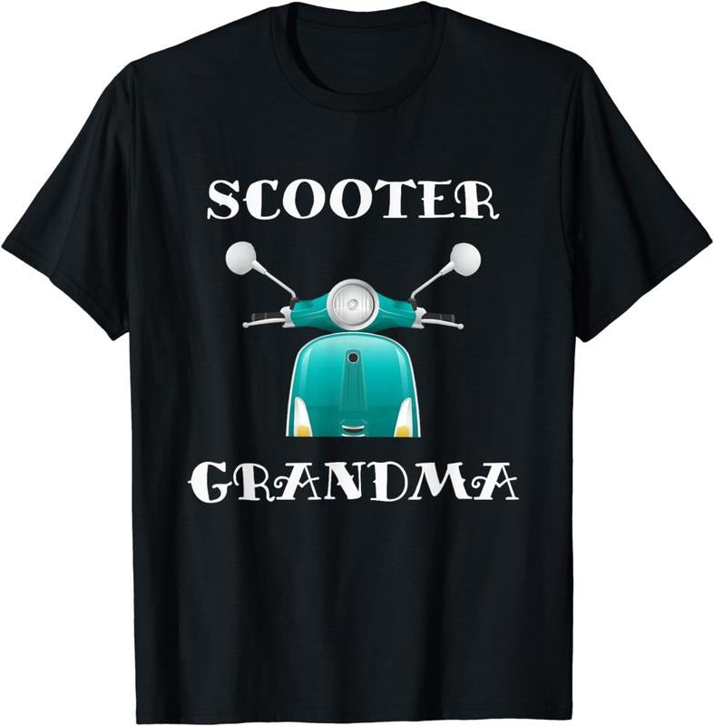 [100% Cotton]Scooter Grandma T Shirt - Funny Scooter Lover Gift Shirt
