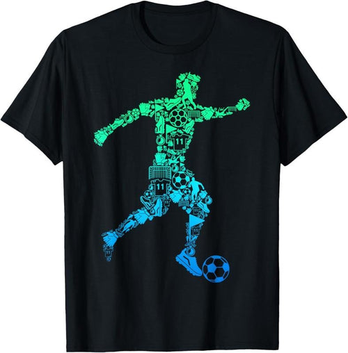 100% Cotton Soccer Player Youth Men  Boys T-Shirt Hoodie, Sweatshirt | CiraTrend.com
