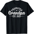 100% Cotton Soon to be Grandpa 2025 Loading Promoted to Grandpa 2025 T-Shirt Hoodie, Sweatshirt | CiraTrend.com