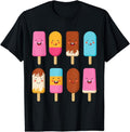 [100% Cotton]Summer Popsicles Creamsicles Ice Cream Bars With Cute Kawaii T-Shirt Hoodie, Sweatshirt | CiraTrend.com