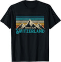 100% Cotton Switzerland Alps Vintage Mountains Swiss Souvenir Gift T-Shirt Hoodie, Sweatshirt | CiraTrend.com