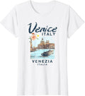 [100% Cotton]Venice Italy | Venezia Italia Vintage T Shirt Hoodie, Sweatshirt | CiraTrend.com