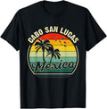 [100% Cotton]Vintage Cabo San Lucas Meico Summer Vacation Sunset Palm T-Shirt Hoodie, Sweatshirt | CiraTrend.com