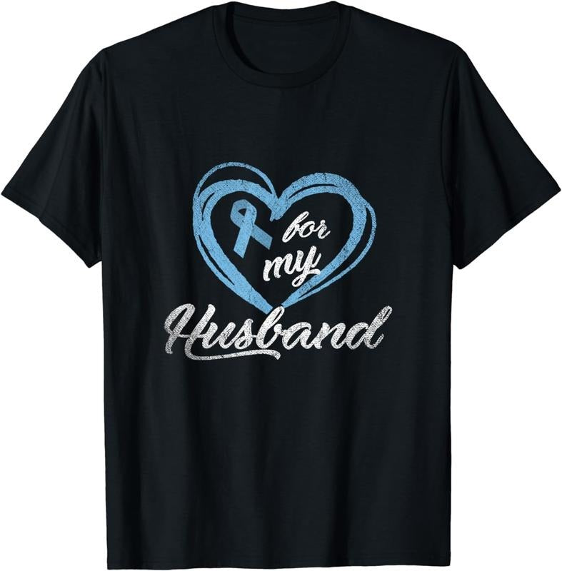 [100% Cotton]Warrior Husband Wife Gift Idea Prostate Cancer Awareness T-Shirt Hoodie, Sweatshirt | CiraTrend.com