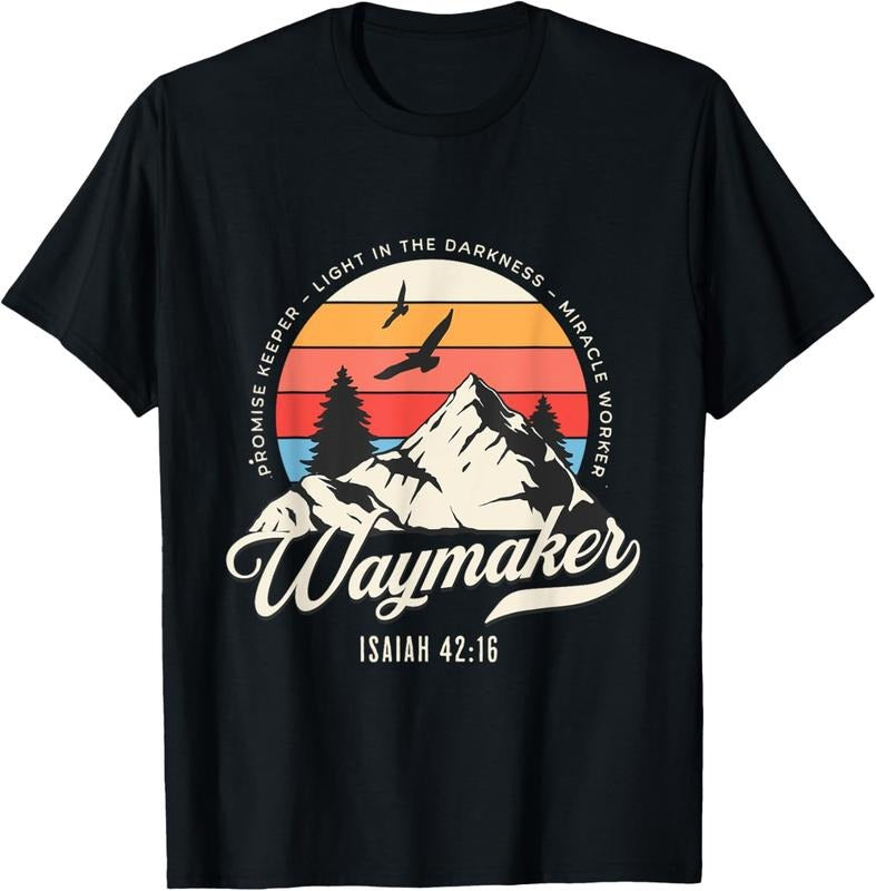 100% Cotton Waymaker Promise Keeper Miracle Worker Christian Bible Verse T-Shirt Hoodie, Sweatshirt | CiraTrend.com