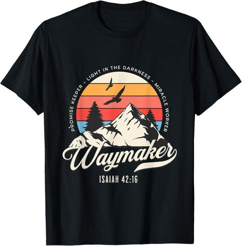 100% Cotton Waymaker Promise Keeper Miracle Worker Christian Bible Verse T-Shirt Hoodie, Sweatshirt | CiraTrend.com