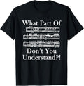 100% Cotton What Part Of Music Don't You Understand Funny Music Note T-Shirt Hoodie, Sweatshirt | CiraTrend.com