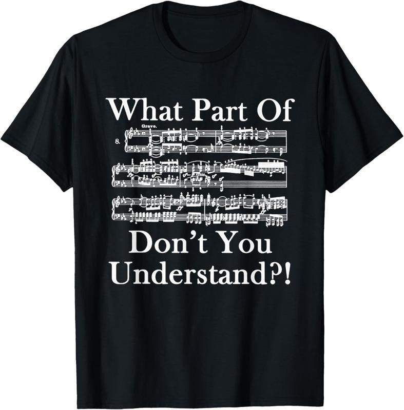 100% Cotton What Part Of Music Don't You Understand Funny Music Note T-Shirt Hoodie, Sweatshirt | CiraTrend.com