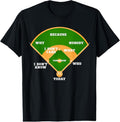100% Cotton Who's on First? Baseball Diamond Fielding Card T-Shirt Hoodie, Sweatshirt | CiraTrend.com
