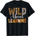 [100% Cotton]Wild About Learning Back To School Students Teachers Novelty T-Shirt Hoodie, Sweatshirt | CiraTrend.com