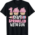 100 Days Sprinkled With Fun Cupcake 100th Day Of School Girl T-Shirt Hoodie, Sweatshirt | CiraTrend.com