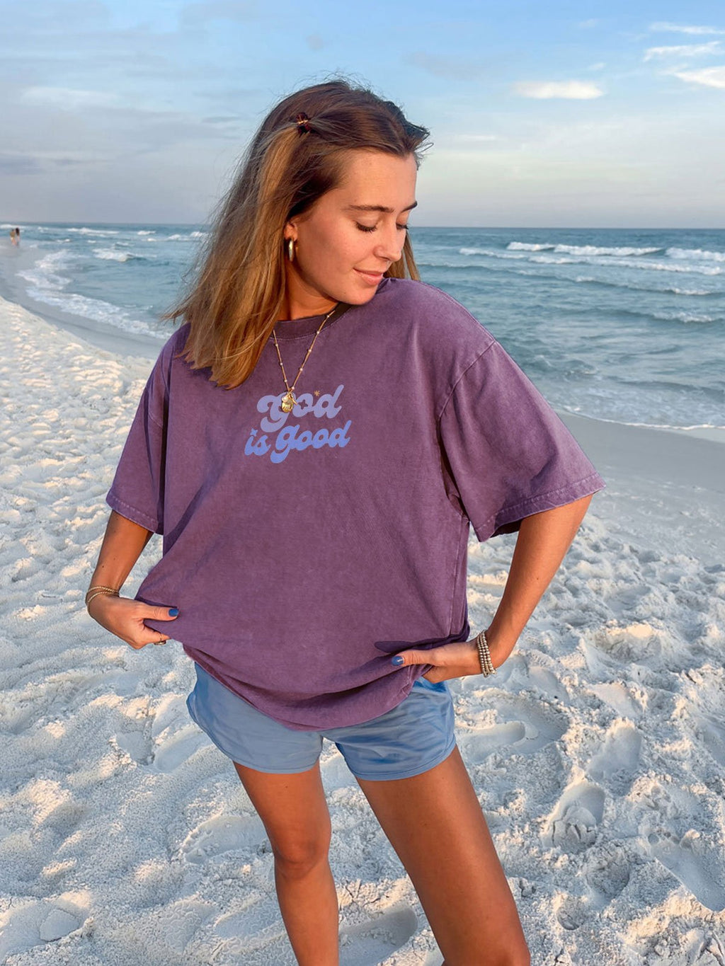 God Is Good Double Sided DesignWashed Christian T-shirt Hoodie, Sweatshirt | CiraTrend.com (Image 2)