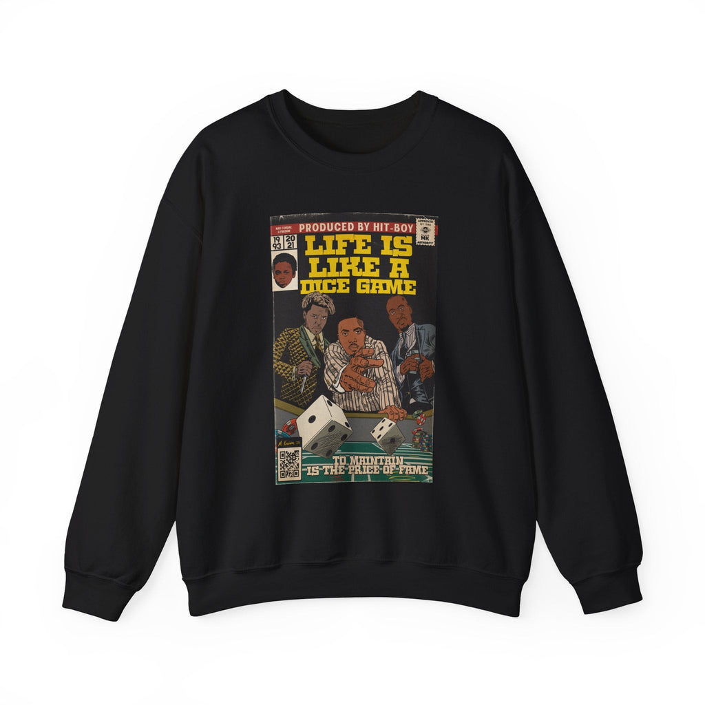 Life Is Like A Dice Game - Unisex Heavy BlendÃ¢â€žÂ¢ Crewneck Sweatshirt T-Shirts, Hoodie | CiraTrend.com (Image 5)