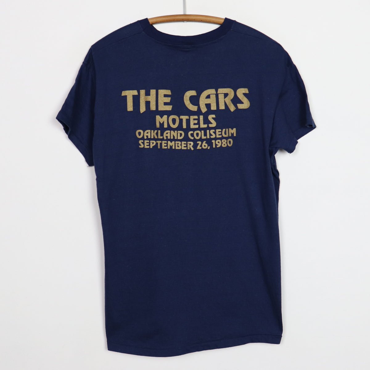 1980 The Cars Bill Graham's Crackers Crew Concert Shirt