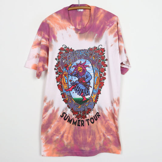 1995 Grateful Dead Joker Summer Tour Tie Dye Shirt Style003