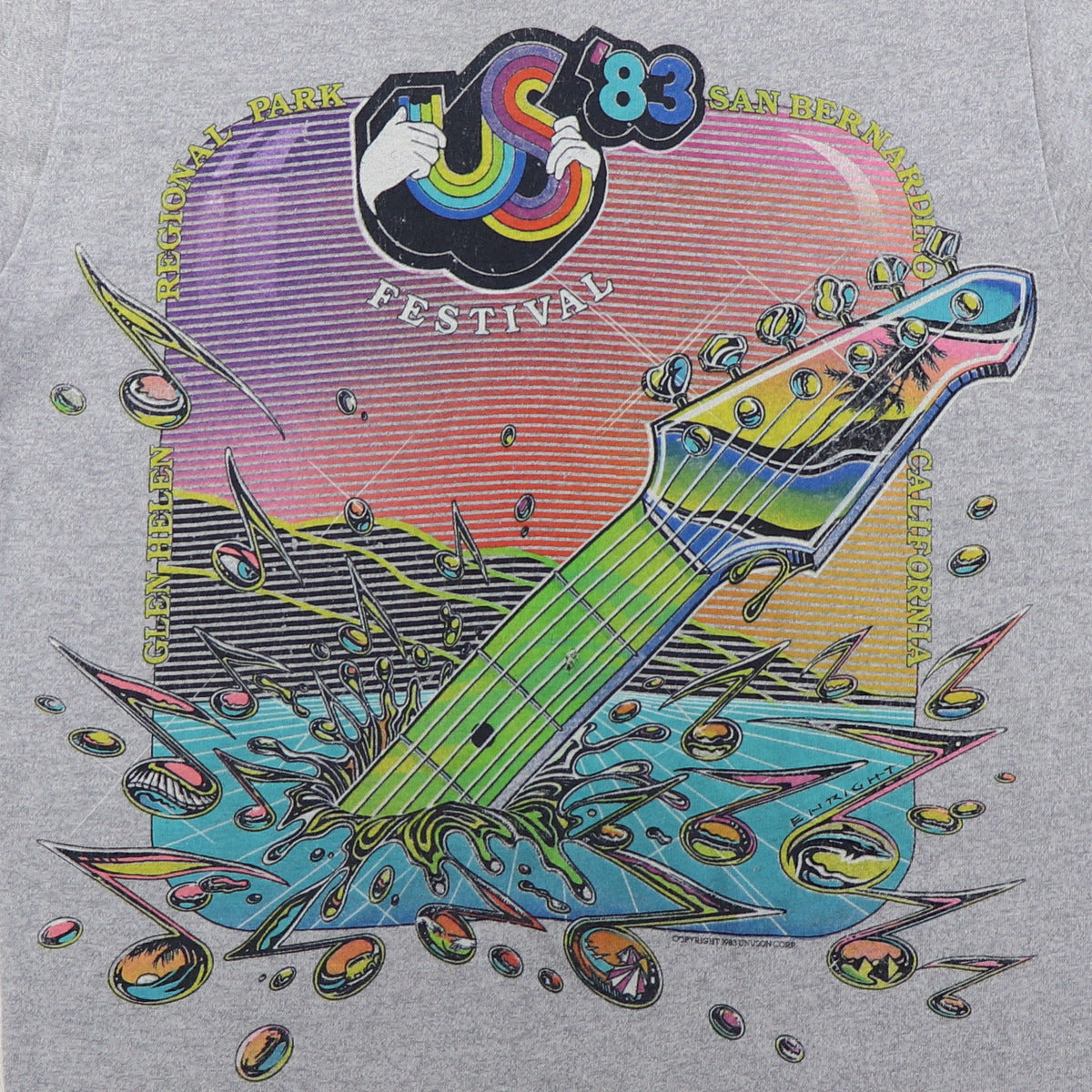1983 Us Festival Concert Shirt Style005