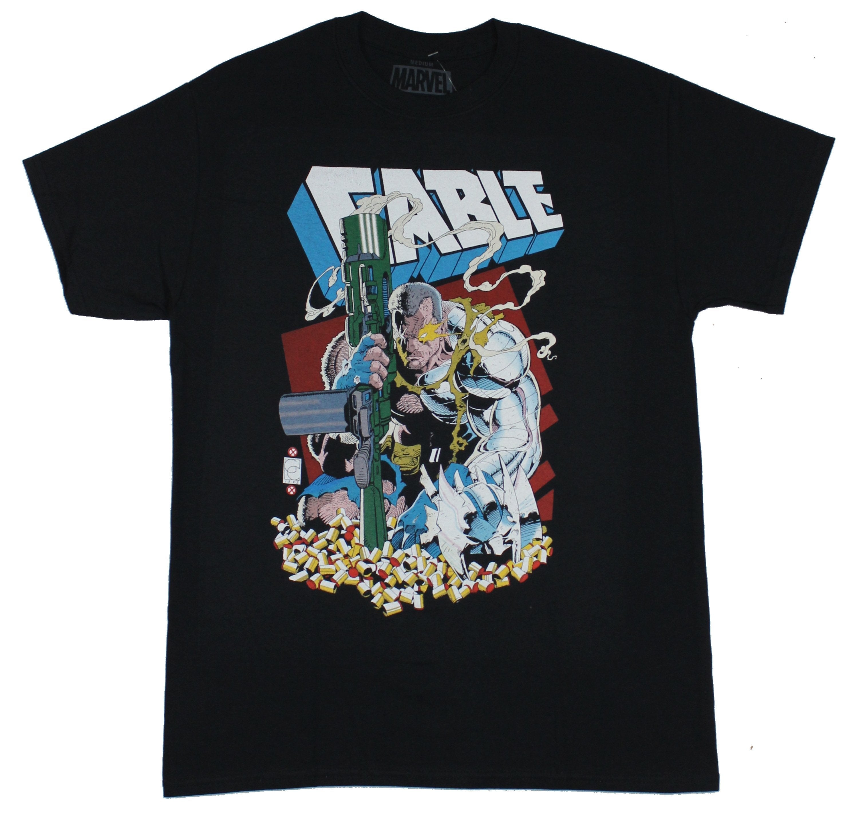 Cable Mens T-Shirt - Posed Battle Ready Under Logo Hoodie, Sweatshirt | CiraTrend.com