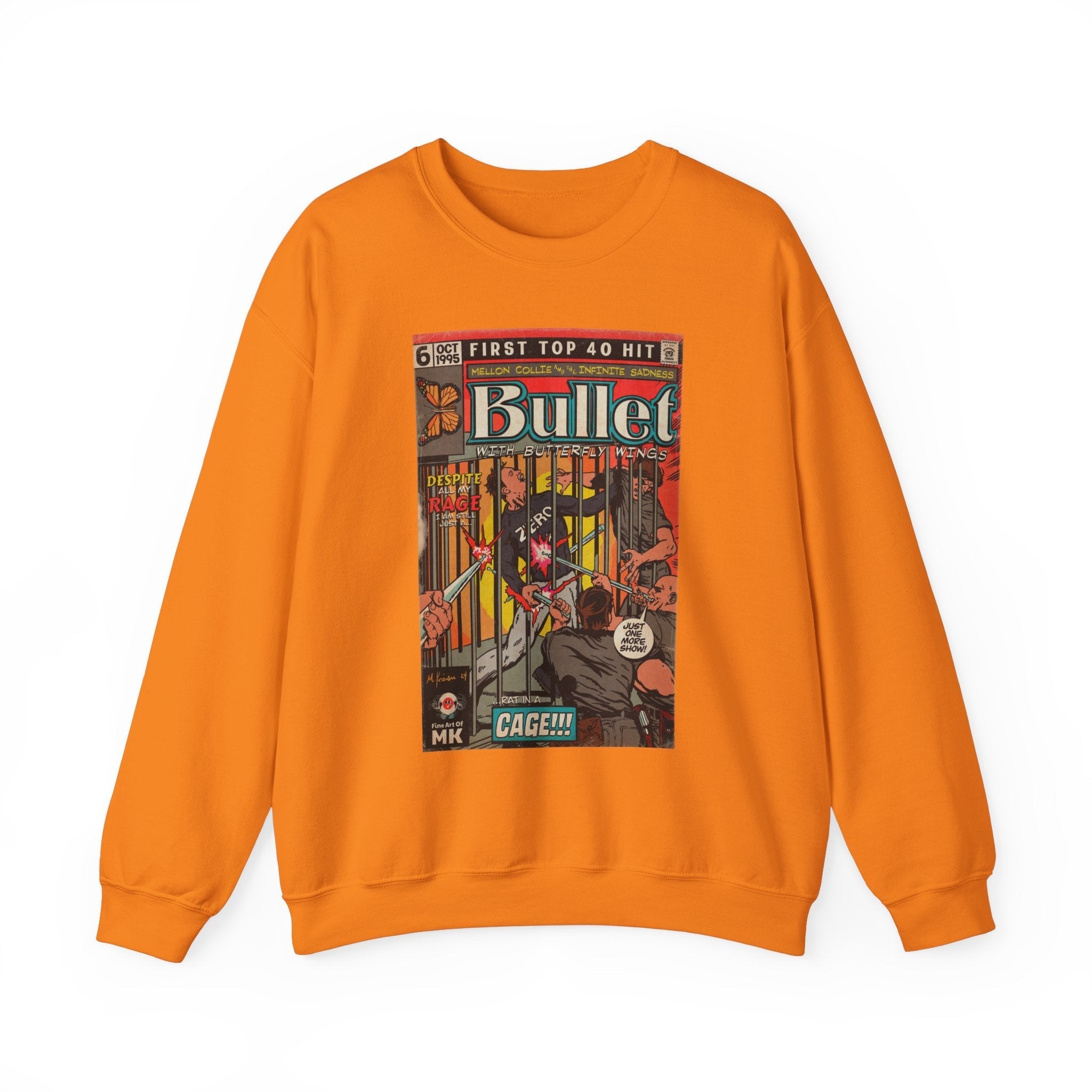 Bullet With Butterfly Wings - Unisex Heavy BlendÃ¢â€žÂ¢ Crewneck Sweatshirt T-Shirts, Hoodie | CiraTrend.com (Image 1)