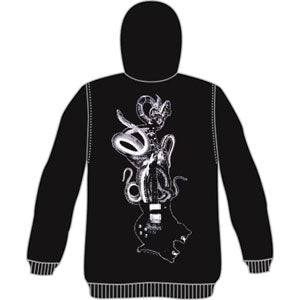 Animal Guitar Zippered Hooded Sweatshirt T-Shirts, Hoodie | CiraTrend.com (Image 2)