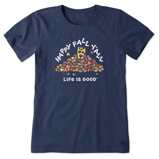 Women's Rocket Happy Fall Y'All Short Sleeve Crusher Tee