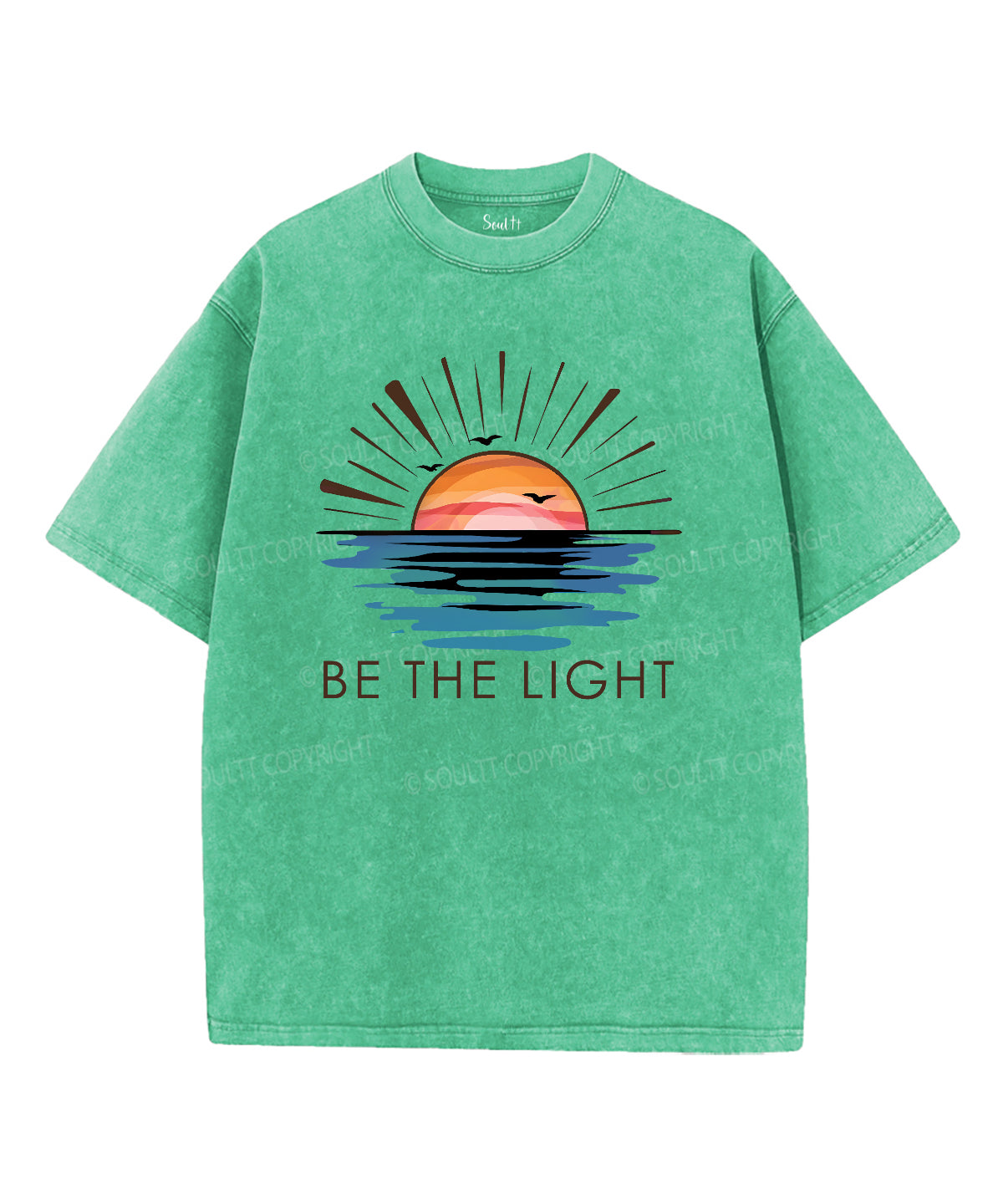 Be The Light Washed Christian T-shirt Style015 Hoodie, Sweatshirt | CiraTrend.com (Image 5)