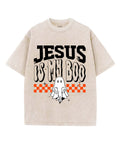 Jesus Is My Boo Unisex Washed Christian T-shirt Hoodie, Sweatshirt | CiraTrend.com (Image 1)