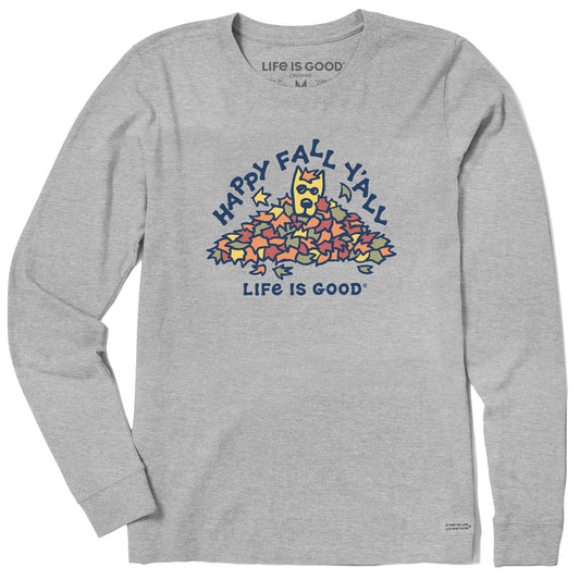 Women's Rocket Happy Fall Y'All Long Sleeve Crusher Tee
