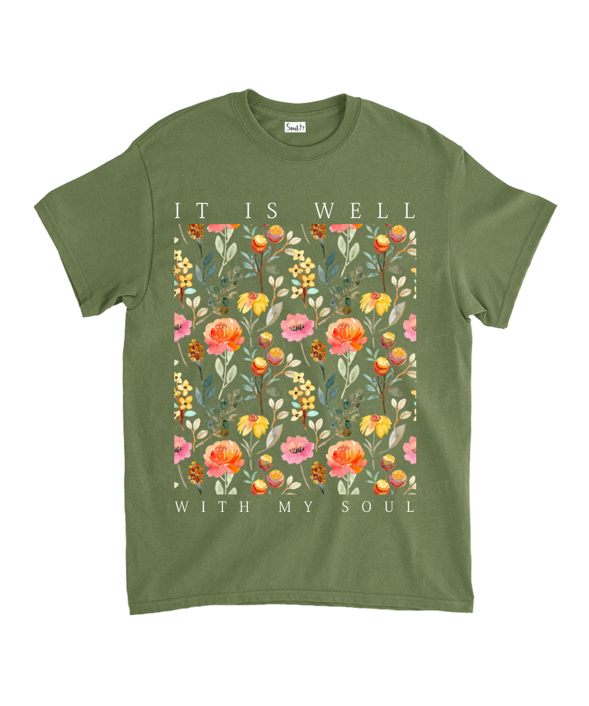 Is Well My Soul Cotton Christian Style001 T-Shirts, Hoodie, Sweatshirt