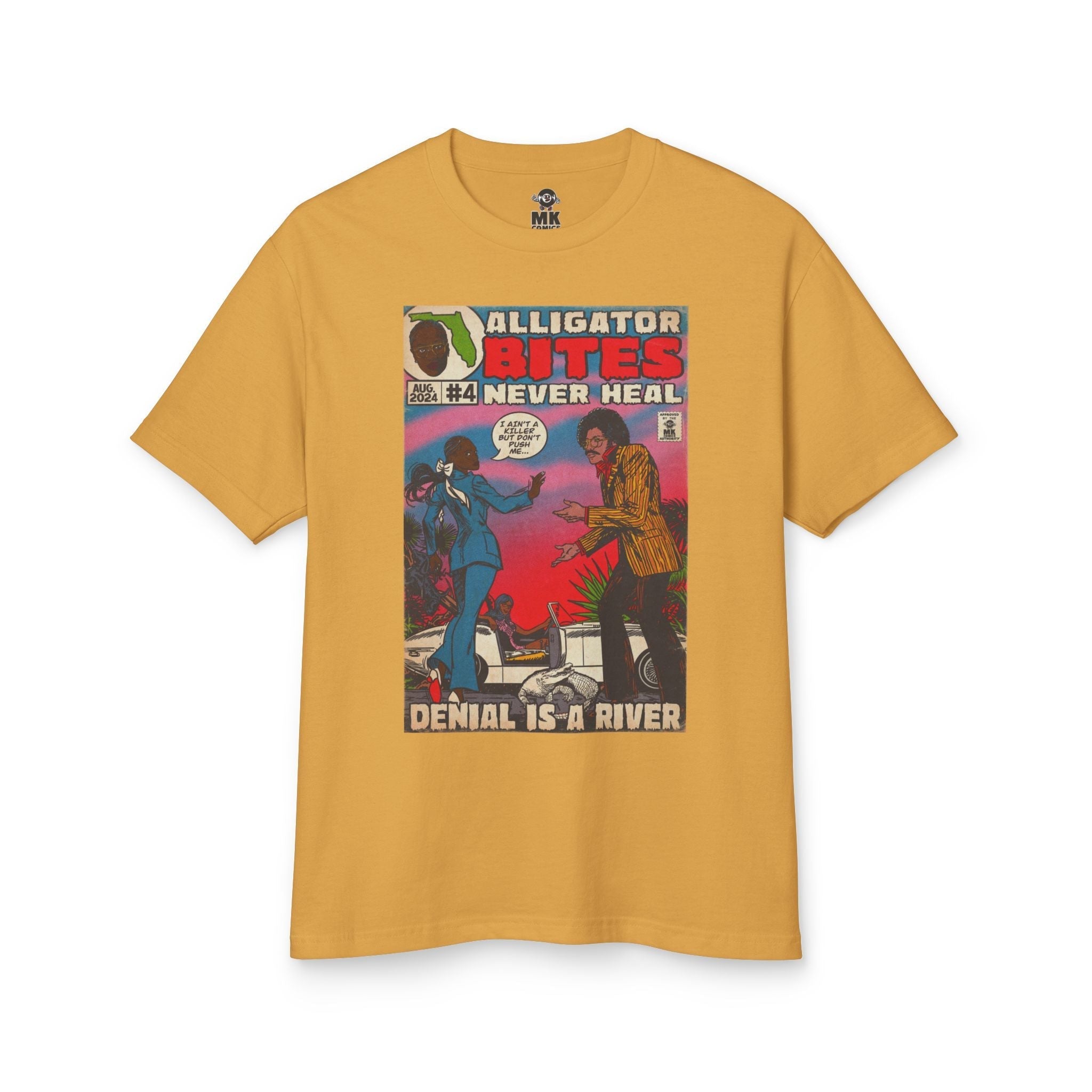 Denial Unisex Garment-Dyed Heavyweight Cotton Tee Hoodie, Sweatshirt | CiraTrend.com (Image 2)