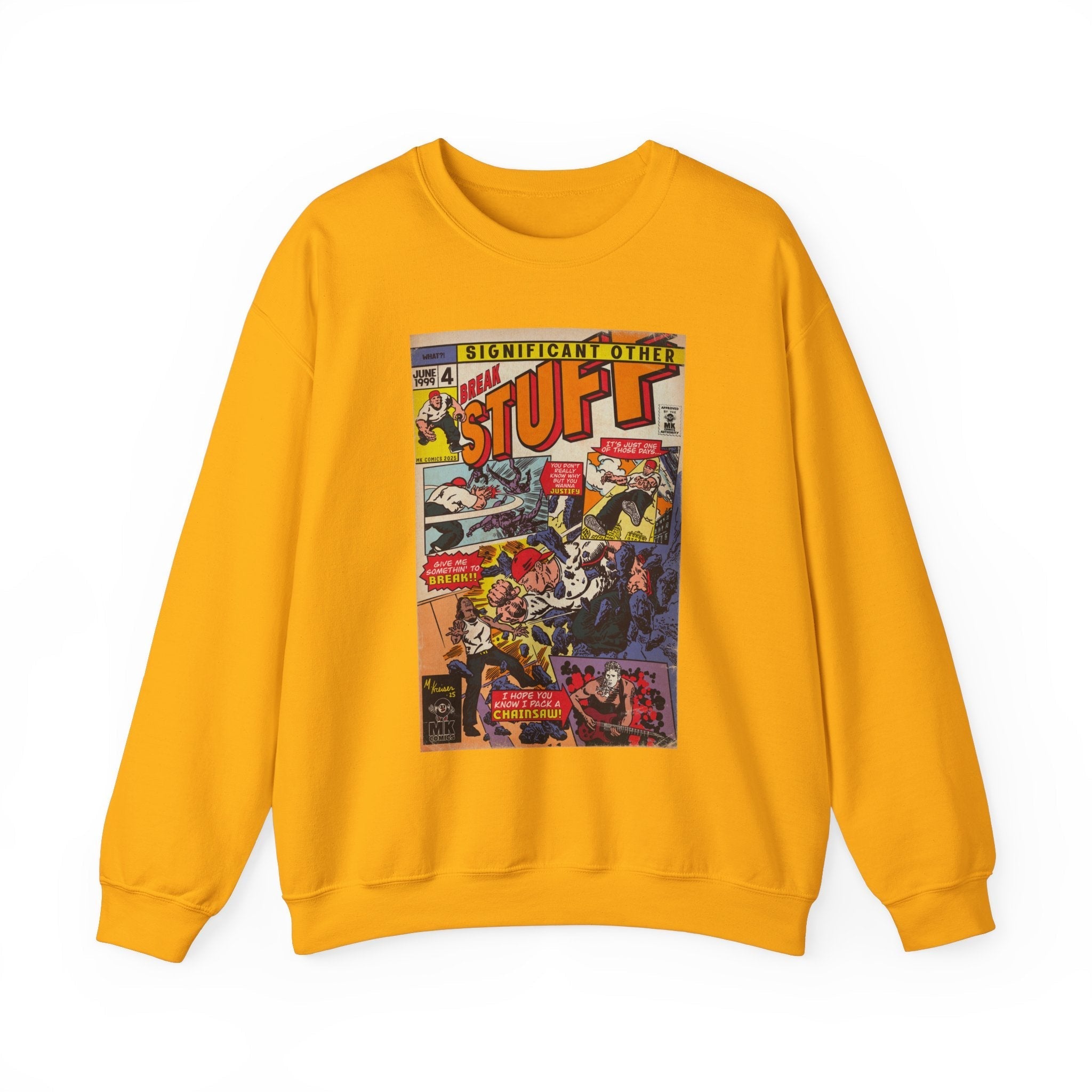 Break Stuff - Unisex Heavy BlendÃ¢â€žÂ¢ Crewneck Sweatshirt T-Shirts, Hoodie | CiraTrend.com (Image 4)