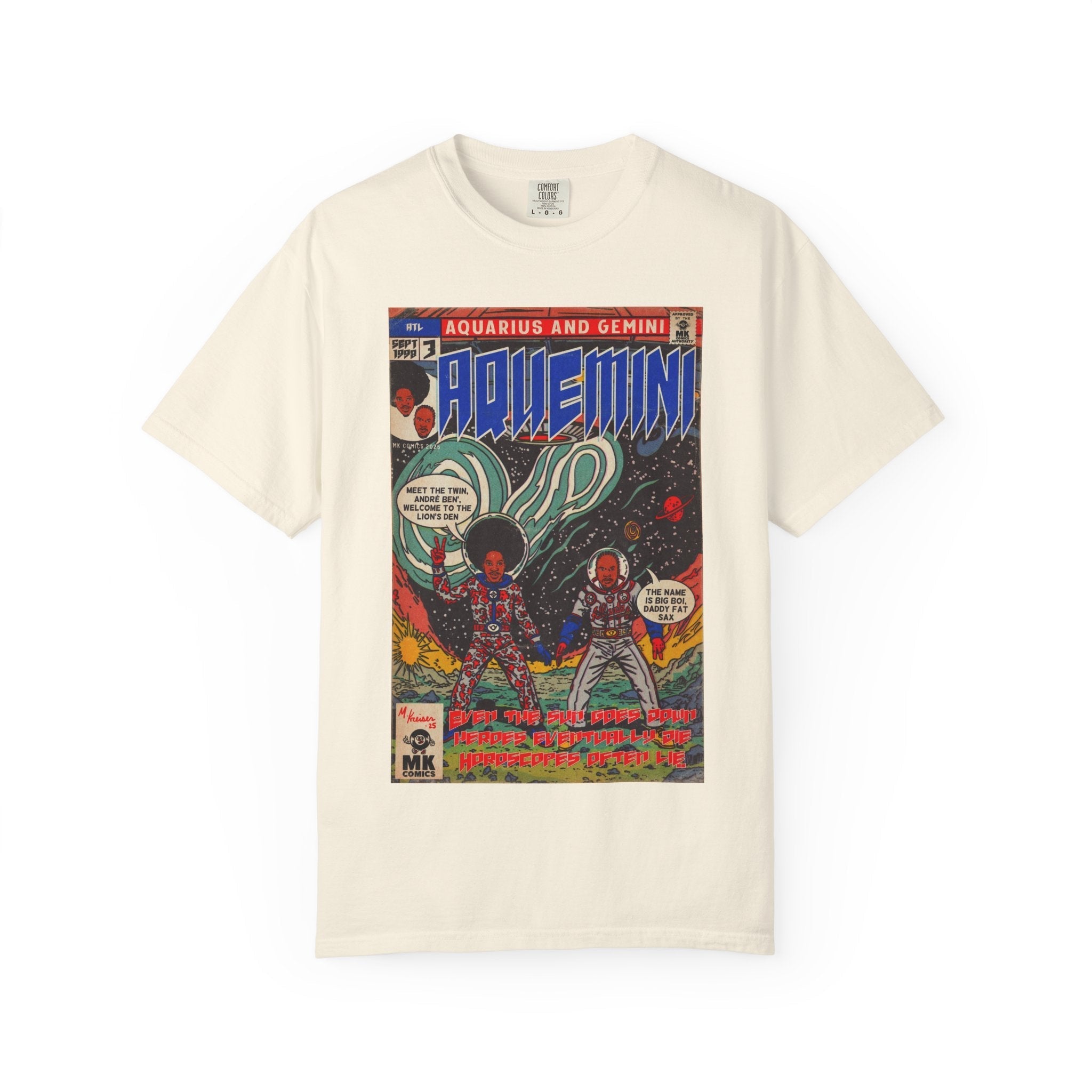 Aquemini Comic Book Art Comfort Colors T-Shirts, Hoodie, Sweatshirt