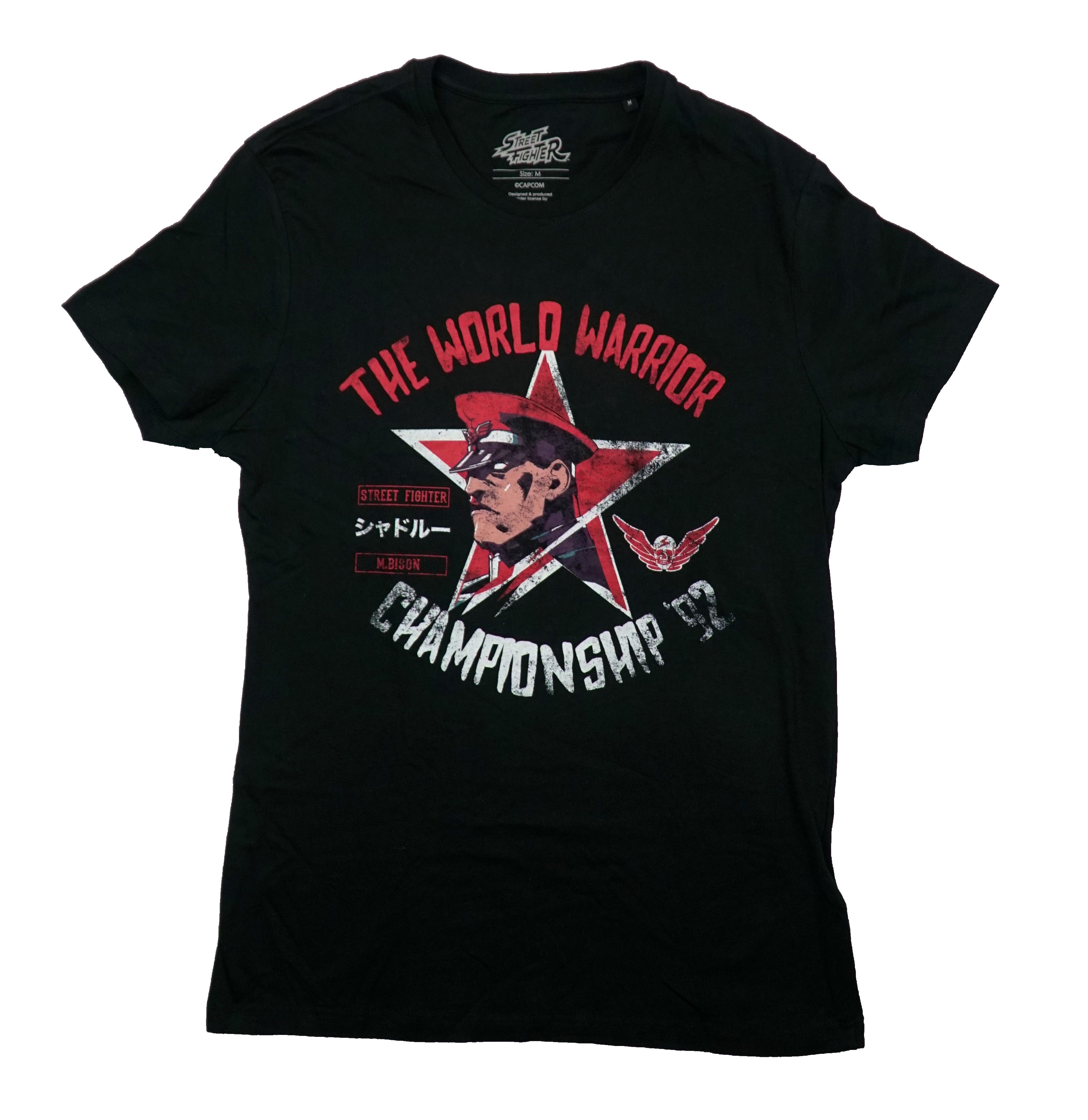 Street Fighter  Mens T-Shirt - The World Warrior Championship '92 M.Bison Hoodie, Sweatshirt | CiraTrend.com