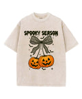 Spooky Season Unisex Washed Christian T-shirt Hoodie, Sweatshirt | CiraTrend.com (Image 1)