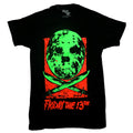 Friday the 13th Mens T-Shirt - Giant Neon Green Jason Mask Over Knives Hoodie, Sweatshirt | CiraTrend.com
