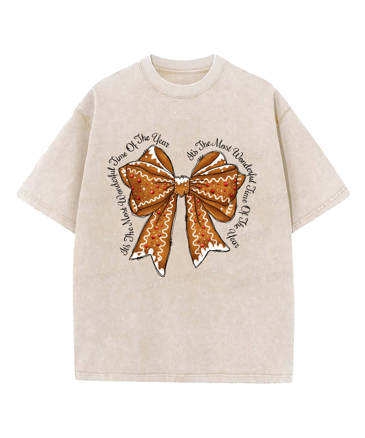 Tis The Most Wonderful Time Washed Christian T-shirt Hoodie, Sweatshirt | CiraTrend.com (Image 4)
