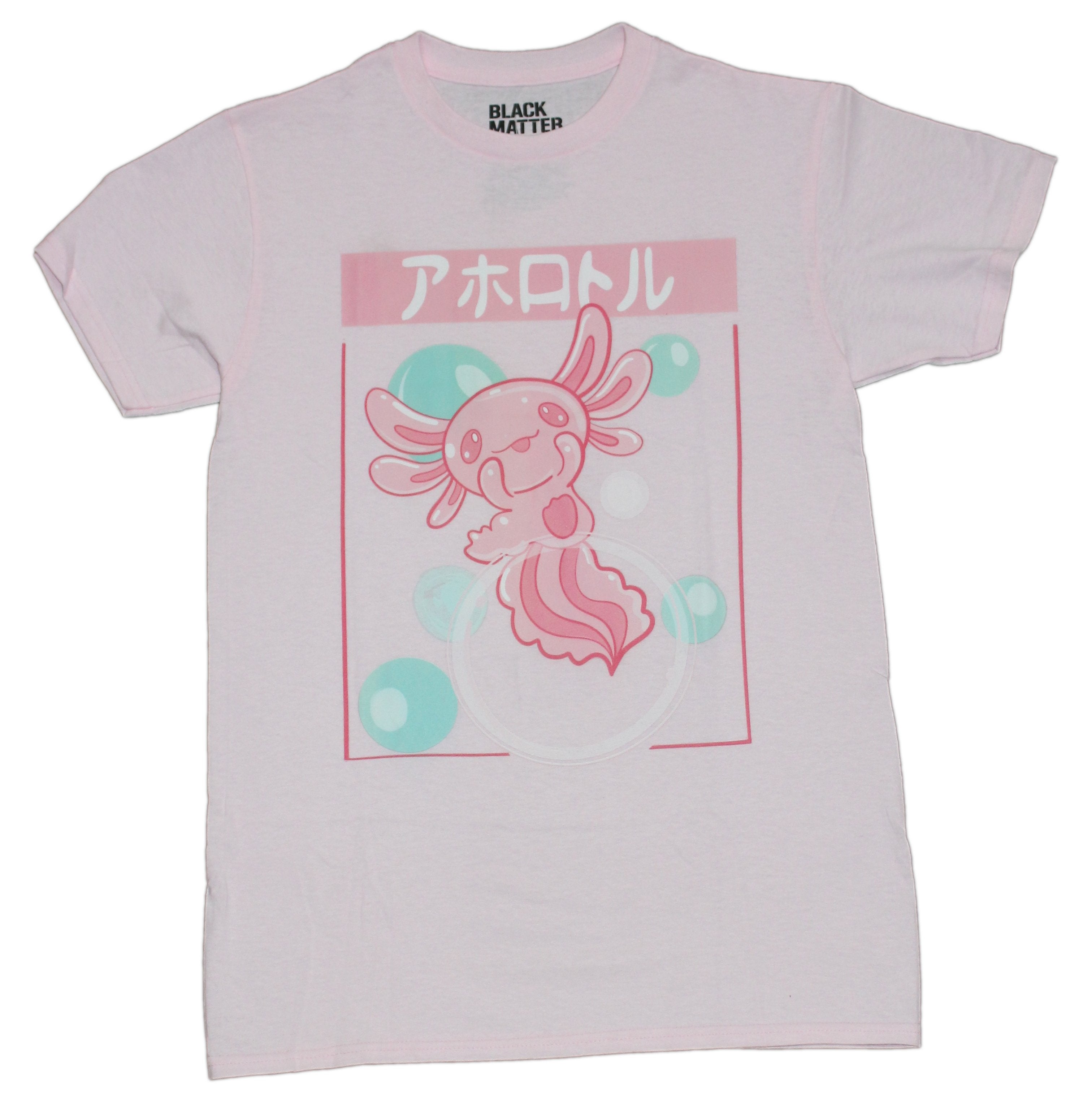 Axolotl Anime Style Mens T-Shirt - Under Kanji Box Hoodie, Sweatshirt | CiraTrend.com