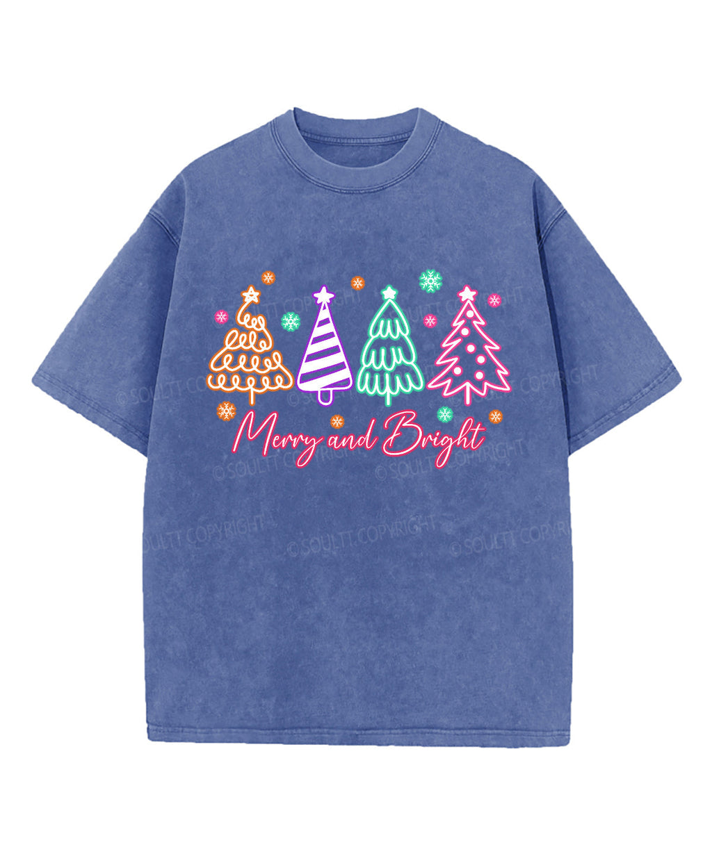 Merry And Bright Washed Christian T-shirt Style002 Hoodie, Sweatshirt | CiraTrend.com (Image 2)