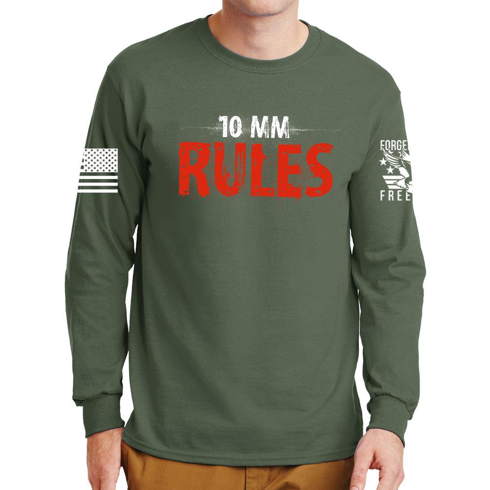10mm Rules Long Sleeve T-shirt Style001