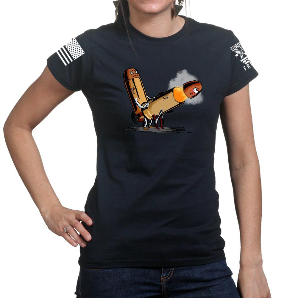 10mm Screws 45 Ladies T-shirt