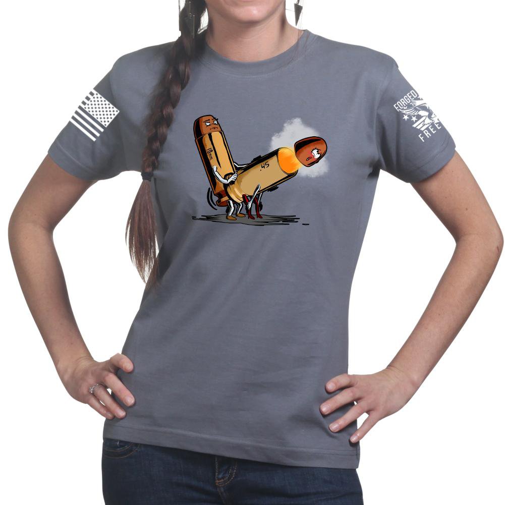 10mm Screws 45 Ladies T-shirt