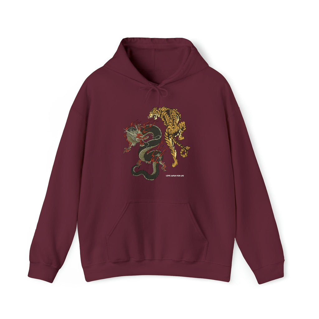 Dragon VS Tiger Unisex Hoodie T-Shirts, Sweatshirt | CiraTrend.com (Image 3)