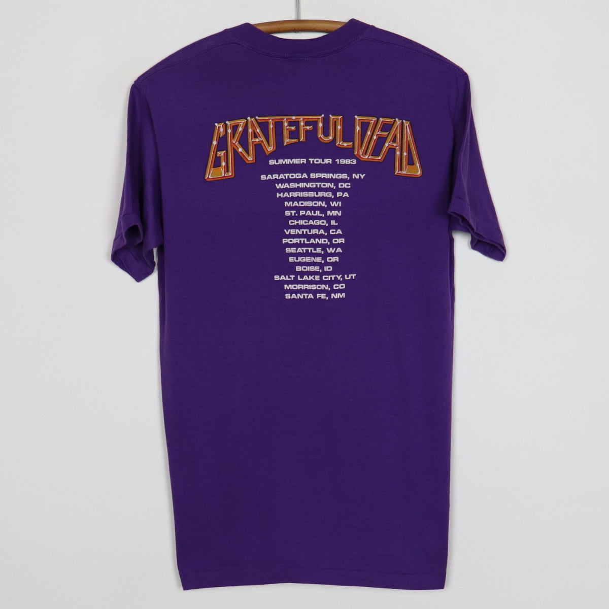 1983 Grateful Dead Summer Tour Shirt Style001