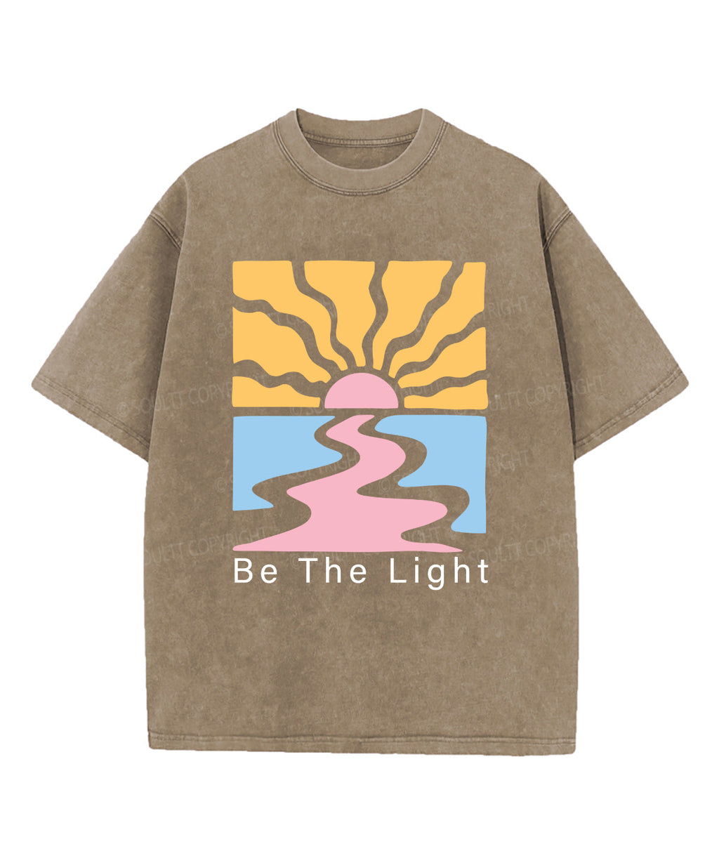 Be The Light Washed Christian T-shirt Style005 Hoodie, Sweatshirt | CiraTrend.com (Image 5)