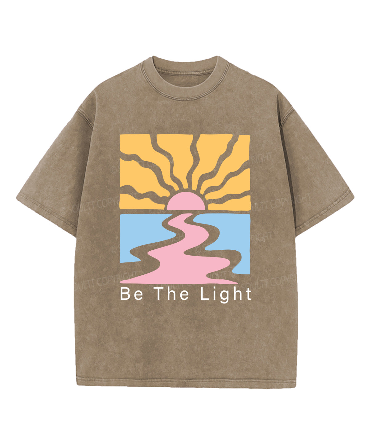 Be The Light Washed Christian T-shirt Style005 Hoodie, Sweatshirt | CiraTrend.com (Image 5)