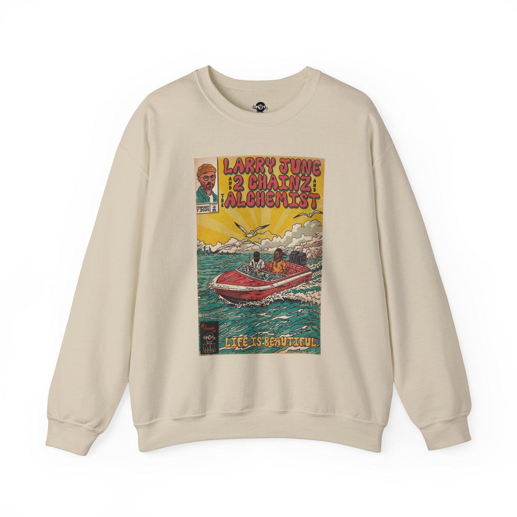 Life is Beautiful - Unisex Heavy BlendÃ¢â€žÂ¢ Crewneck Sweatshirt T-Shirts, Hoodie | CiraTrend.com (Image 5)