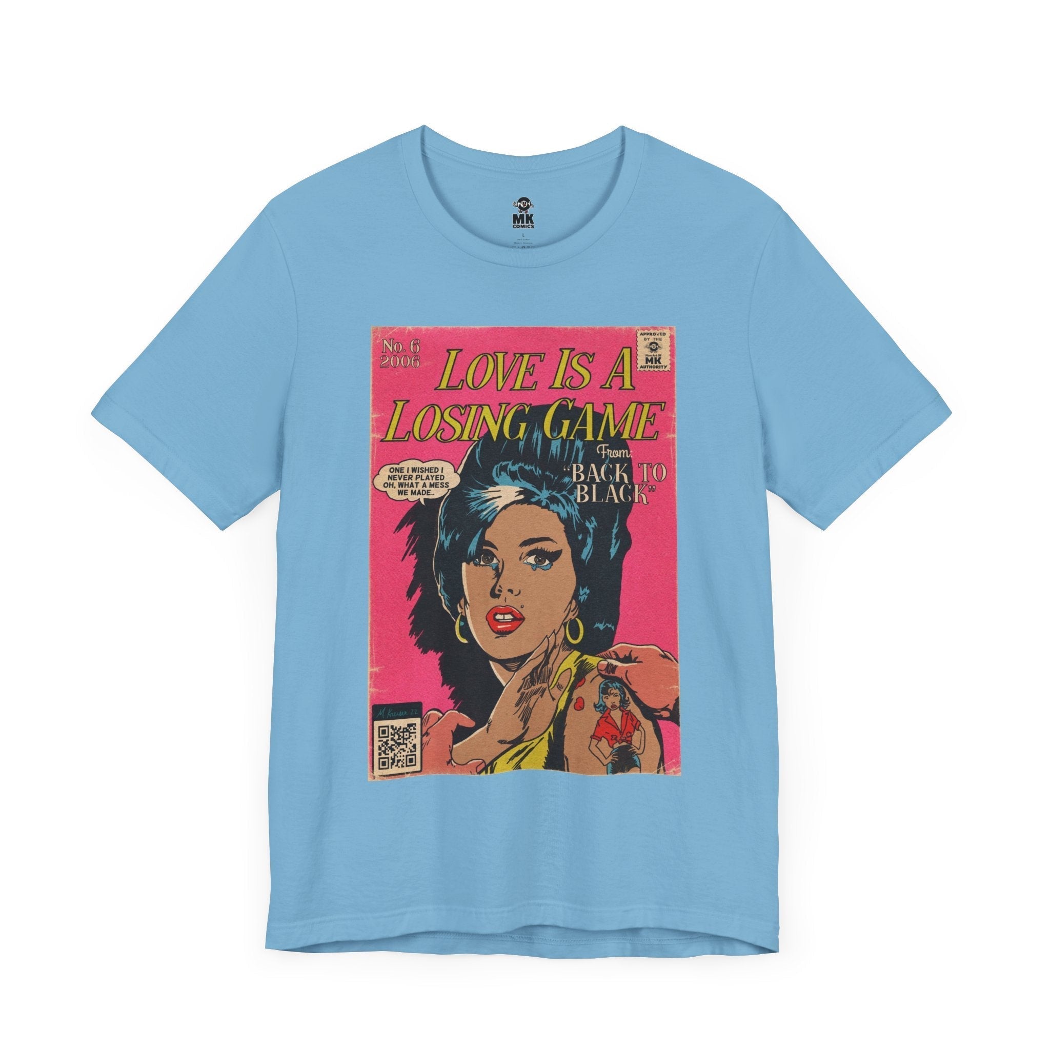 Amy Winehouse Love Is A Losing Game Mens T Shirt Hoodie, Sweatshirt | CiraTrend.com (Image 1)