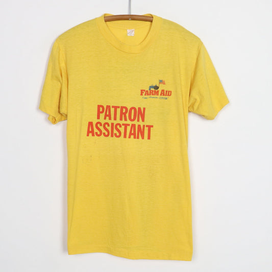 1980s Farm Aid Patron Assistant Concert Shirt Style001